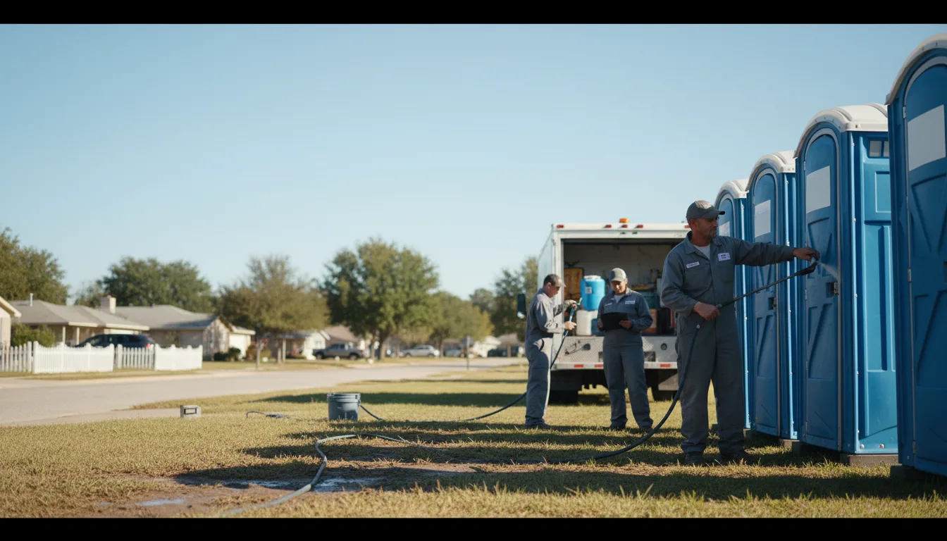 Long-Term Portable Toilet Rental in Baskerville, VA near me
